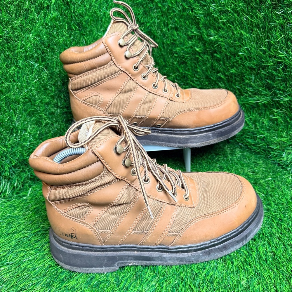 Chota STL Outdoor Gear Wading & Hiking‎ Boots Men's Size 9 Tan & Green
